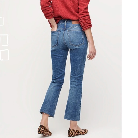 JCrew billie demi-boot crop jeans - Picture 2 of 5